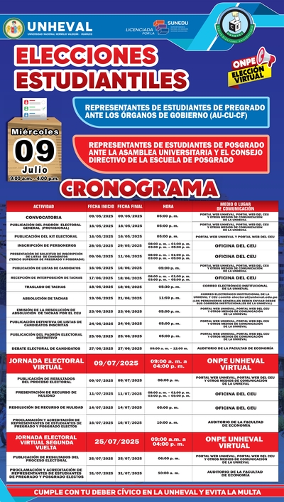 ELECCIONES ESTUDIANTILES